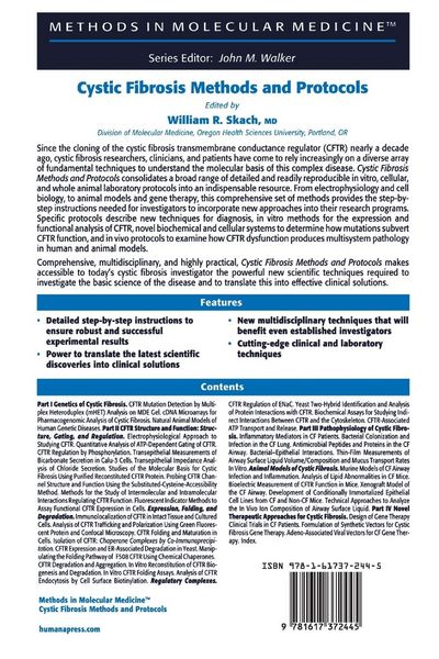 Produktbild: Cystic Fibrosis Methods and Protocols