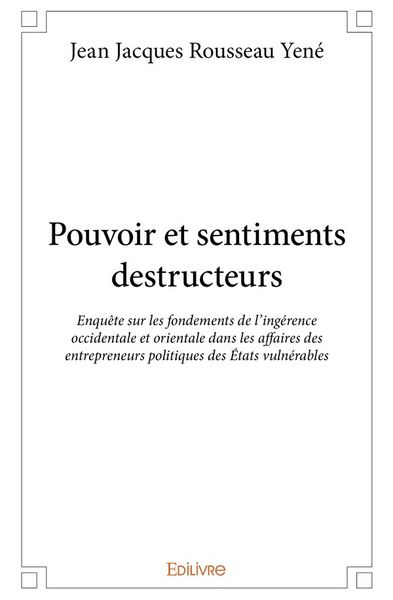 Produktbild: Pouvoir et sentiments destructeurs
