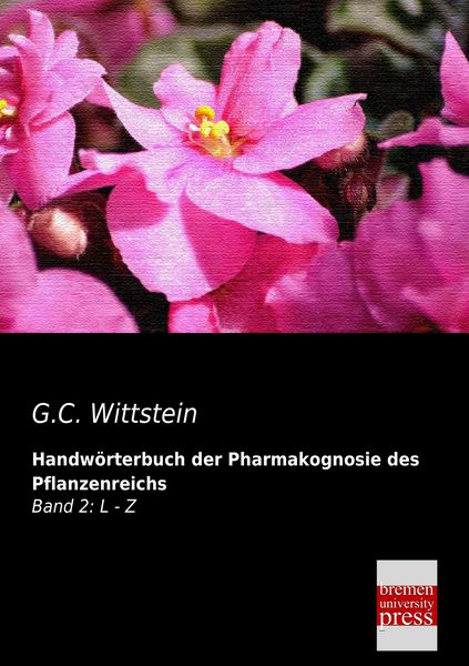 Produktbild: Handw&ouml;rterbuch der Pharmakognosie des Pflanzenreichs