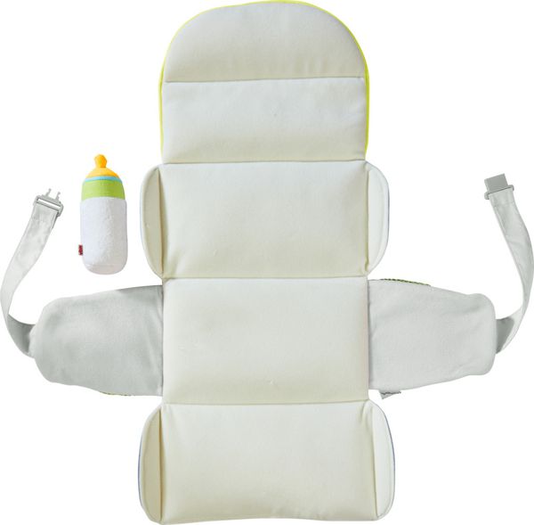 HABA 306516 - Puppen-Wicktasche Sommerwiese, Stoff, 4-teilig