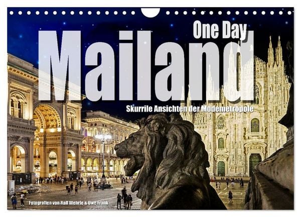 Produktbild: One Day Mailand (Wandkalender 2027 DIN A4 quer), CALVENDO Monatskalender