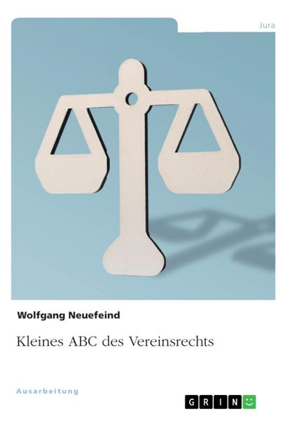 Produktbild: Kleines ABC des Vereinsrechts