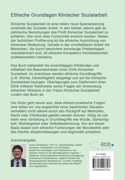 Produktbild: Ethische Grundlagen Klinischer Sozialarbeit