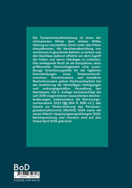 Produktbild: Kompendium Testamentsvollstreckung
