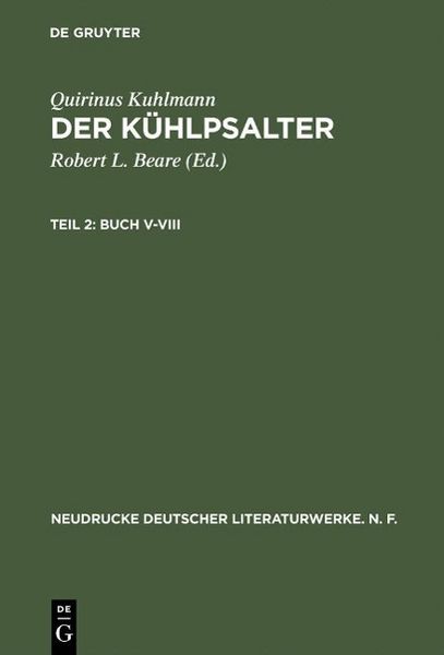 Produktbild: Buch V-Viii
