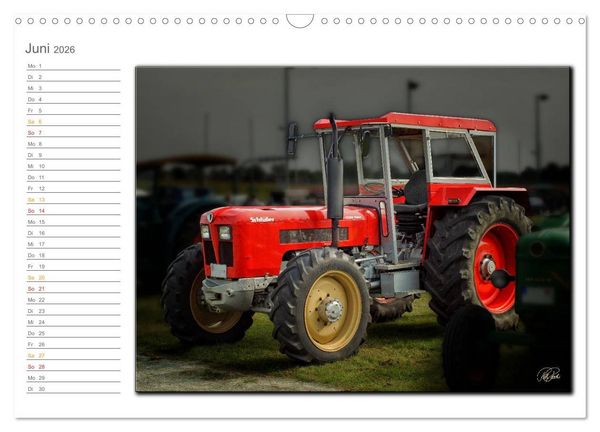 Produktbild: Oldtimer - geliebte Trecker (Wandkalender 2026 DIN A3 quer), CALVENDO Monatskalender