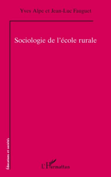 Produktbild: Sociologie de l'&eacute;cole rurale