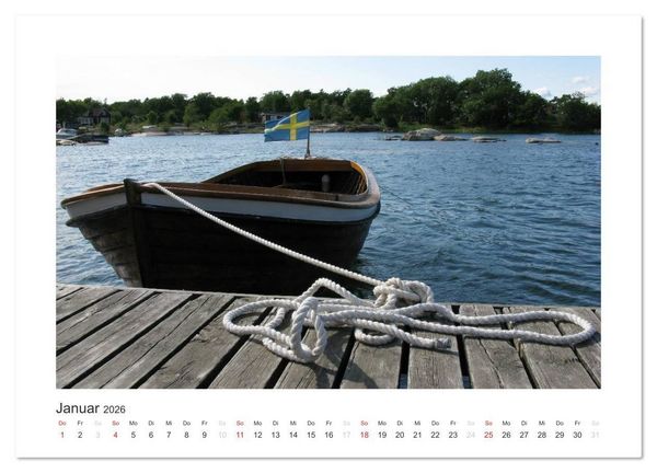 Produktbild: Stockholmer Sch&auml;rengarten (Wandkalender 2026 DIN A2 quer), CALVENDO Monatskalender
