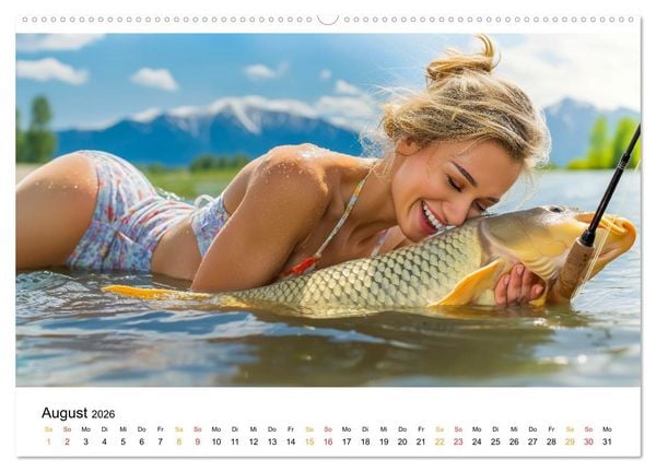Produktbild: Hei&szlig; auf Karpfen (Wandkalender 2026 DIN A2 quer), CALVENDO Monatskalender