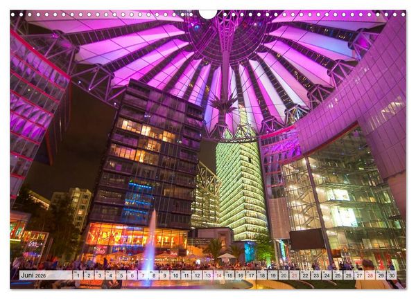 Produktbild: Big City Lights - Metropolen im Lichterglanz (Wandkalender 2026 DIN A3 quer), CALVENDO Monatskalender
