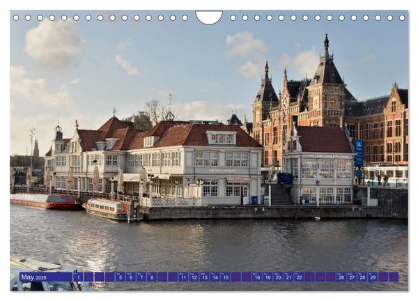 Produktbild: AWESOME AMSTERDAM (Wall Calendar 2026 DIN A4 landscape), CALVENDO 12 Month Wall Calendar