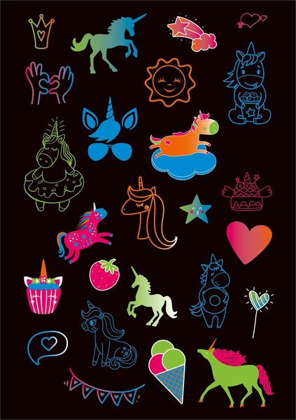 Produktbild: Neon-Sticker