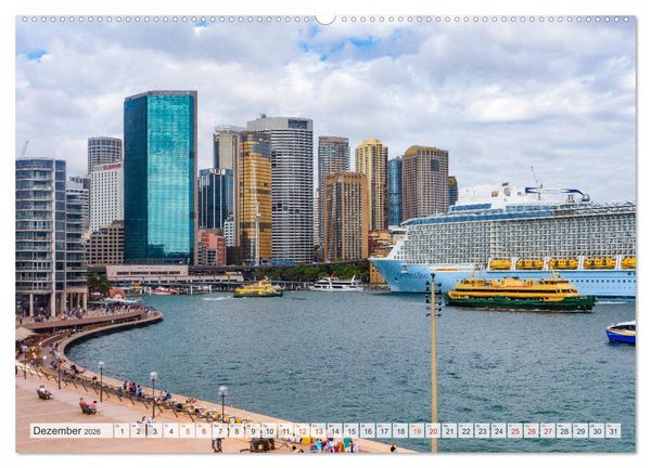 Produktbild: Australien Metropolen (Wandkalender 2026 DIN A2 quer), CALVENDO Monatskalender