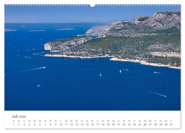 Produktbild: Cassis und die Calanques (Wandkalender 2026 DIN A2 quer), CALVENDO Monatskalender