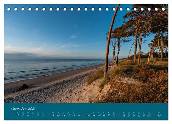 Produktbild: Blick auf die Halbinsel Fischland, Dar&szlig; und Zingst (Tischkalender 2026 DIN A5 quer), CALVENDO Monatskalender