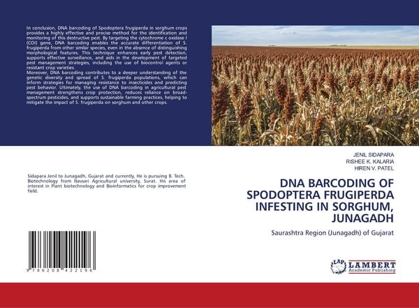 Produktbild: Dna Barcoding Of Spodoptera Frugiperda Infesting in Sorghum, Junagadh