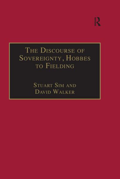 Produktbild: The Discourse of Sovereignty, Hobbes to Fielding