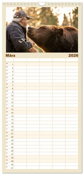 Produktbild: Familienplaner 2026 - Wildes Finnland mit 5 Spalten (Wandkalender, 21 x 45 cm) CALVENDO