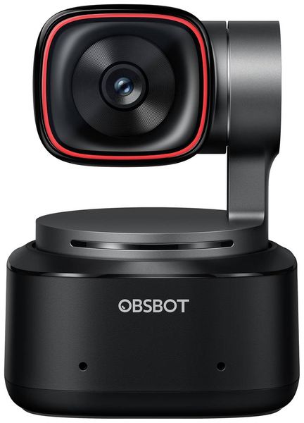 Produktbild: Obsbot Tiny 2 PTZ 4K-Webcam 3840 x 2160 Pixel Gestensteuerung, Sprachsteuerung, Schnelles Auto-Tracking per AI, Standfu&szlig;