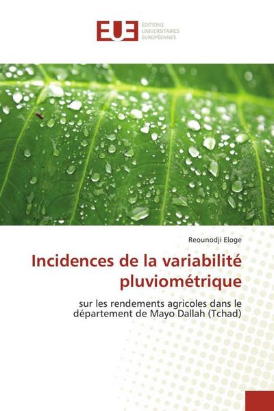 Produktbild: Incidences de la variabilit&eacute; pluviom&eacute;trique
