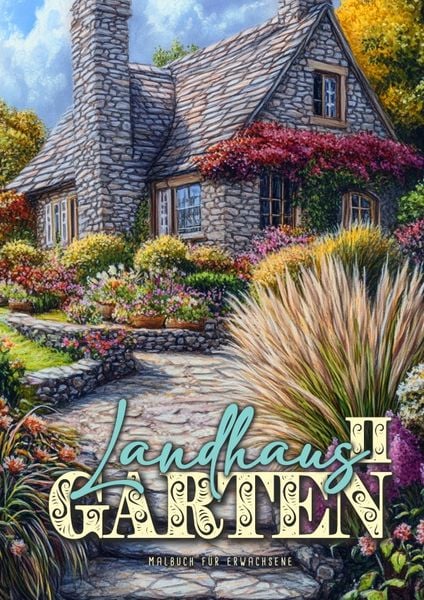 Produktbild: Landhaus Garten Malbuch f&uuml;r Erwachsene 2