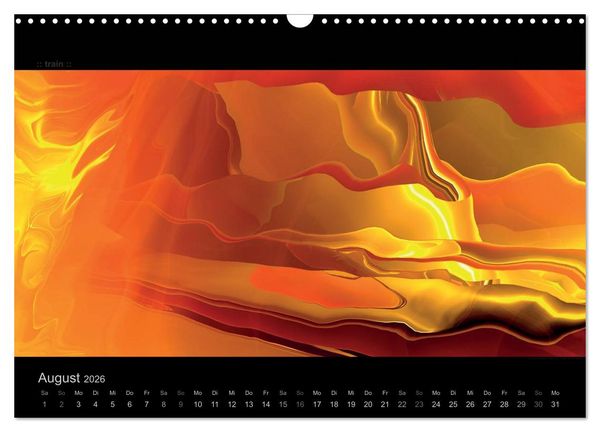 Produktbild: Abstrakte Kunst (Wandkalender 2026 DIN A3 quer), CALVENDO Monatskalender