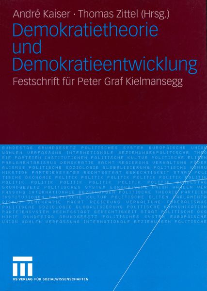 Produktbild: Demokratietheorie und Demokratieentwicklung