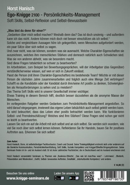 Produktbild: Pers&ouml;nlichkeits-Management - Ego-Knigge 2100