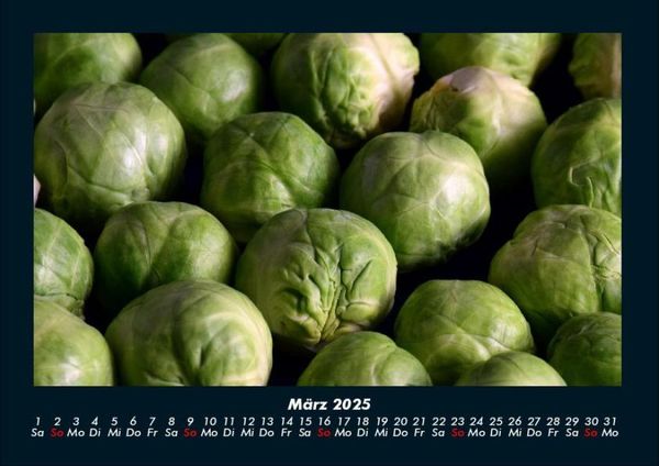 Produktbild: Gem&uuml;sekalender 2025 Fotokalender DIN A4