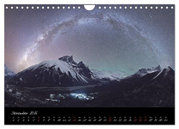 Produktbild: Faszination Milchstra&szlig;e - eine Reise zu den Nachtlandschaften unserer Erde (Wandkalender 2026 DIN A4 quer), CALVENDO Monatskalender