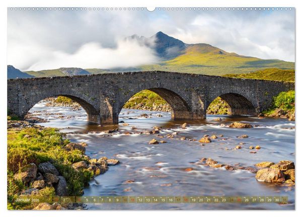 Produktbild: Von den Highlands zu den Hebriden (hochwertiger Premium Wandkalender 2026 DIN A2 quer), Kunstdruck in Hochglanz