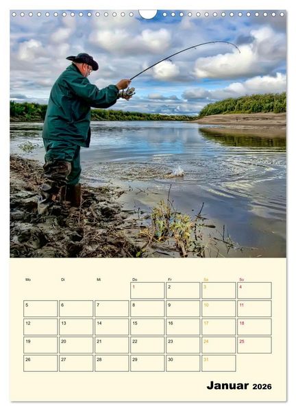 Produktbild: Angeln - extrem faszinierend (Wandkalender 2026 DIN A3 hoch), CALVENDO Monatskalender