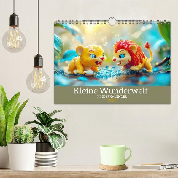 Produktbild: Kleine Wunderwelt - Kinderkalender (Wandkalender 2026 DIN A4 quer), CALVENDO Monatskalender