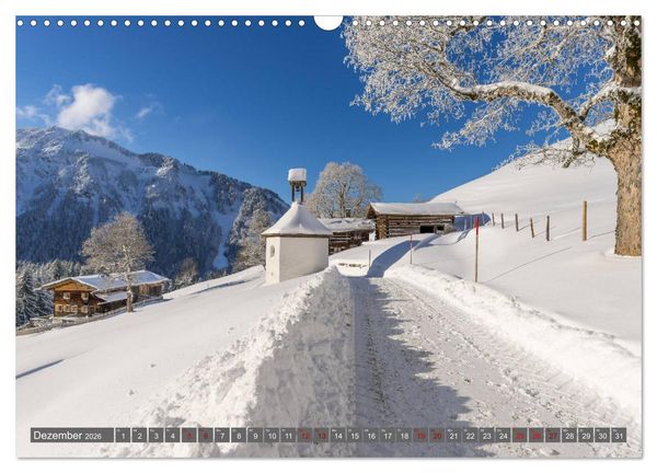 Produktbild: Sch&ouml;ne Wanderungen um Oberstdorf (Wandkalender 2026 DIN A3 quer), CALVENDO Monatskalender