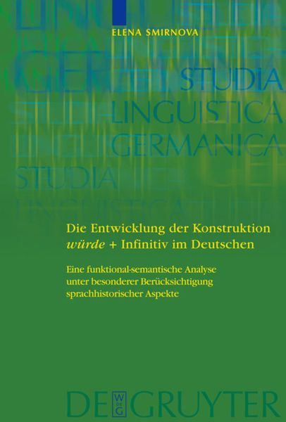 Produktbild: Die Entwicklung der Konstruktion w&uuml;rde + Infinitiv im Deutschen