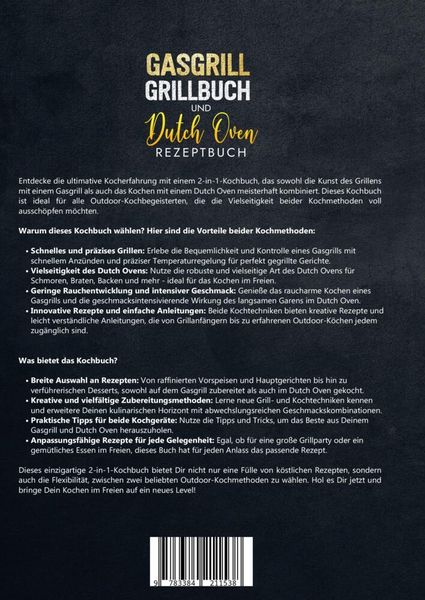 Produktbild: Gasgrill Grillbuch und Dutch Oven Rezeptbuch