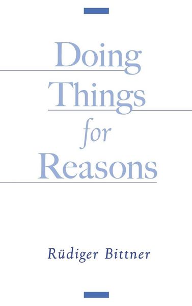 Produktbild: Doing Things for Reasons
