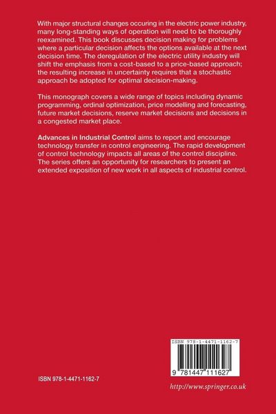 Produktbild: Price-Based Commitment Decisions in the Electricity Market