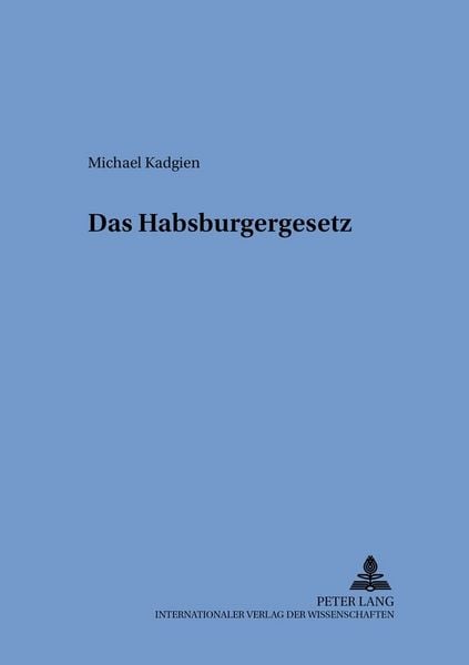 Produktbild: Das Habsburgergesetz
