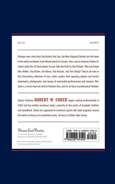 Produktbild: The 50 Greatest Players in New England Patriots Football History