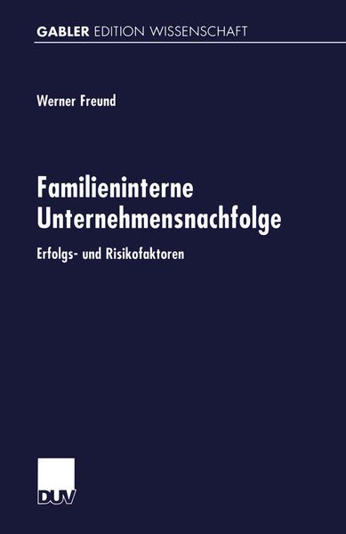 Produktbild: Familieninterne Unternehmensnachfolge