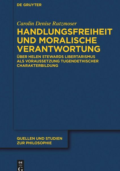 Produktbild: Handlungsfreiheit und moralische Verantwortung