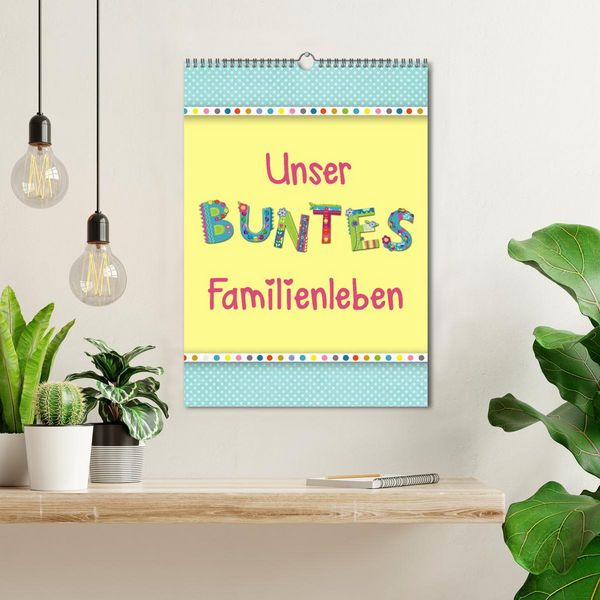 Produktbild: Unser buntes Familienleben (Wandkalender 2026 DIN A3 hoch), CALVENDO Monatskalender