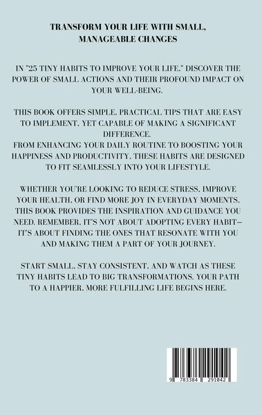 Produktbild: 25 Tiny Habits That Will Change Your Life