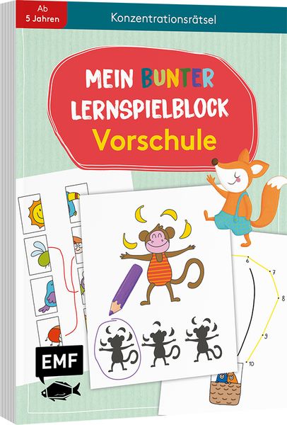Produktbild: Mein bunter Lernspielblock &ndash; Vorschule: Konzentrationsr&auml;tsel