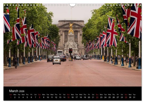 Produktbild: London 2026 (Wall Calendar 2026 DIN A3 landscape), CALVENDO 12 Month Wall Calendar