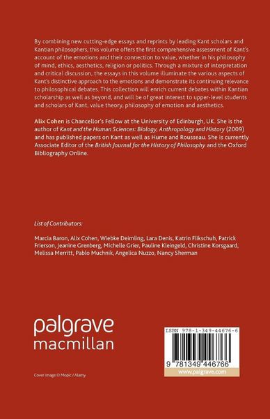 Produktbild: Kant on Emotion and Value