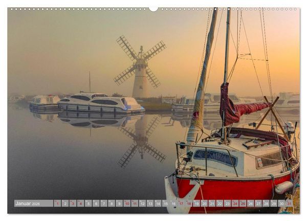 Produktbild: Norfolk - Ostengland: Von der Nordseek&uuml;ste durch das Marschland (hochwertiger Premium Wandkalender 2026 DIN A2 quer), Kunstdruck in Hochglanz