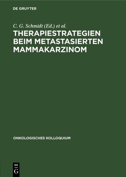 Produktbild: Therapiestrategien beim metastasierten Mammakarzinom