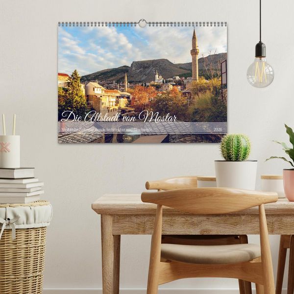 Produktbild: Die Altstadt von Mostar (Wandkalender 2026 DIN A3 quer), CALVENDO Monatskalender